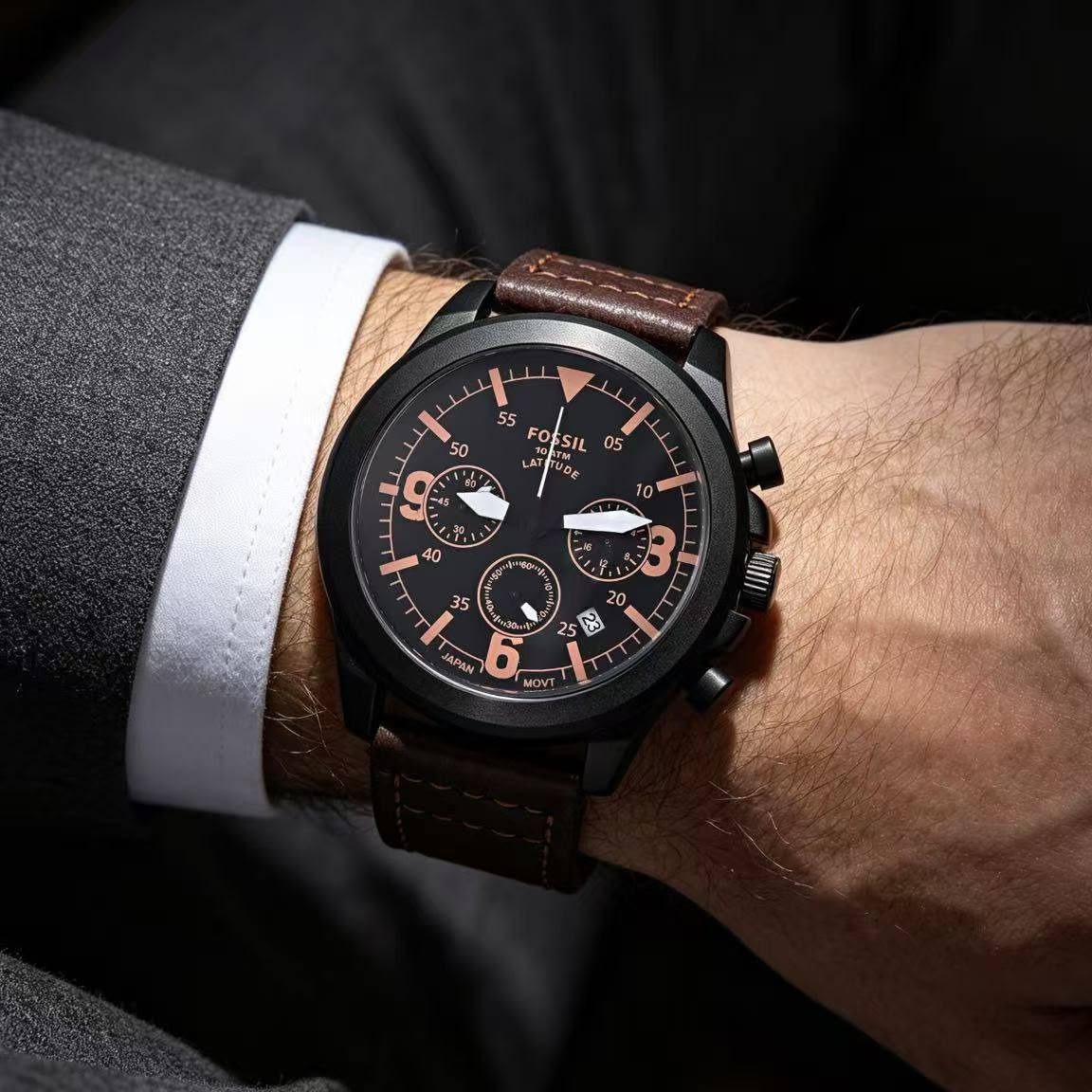 FOSSIL LEATHER BELT Watch